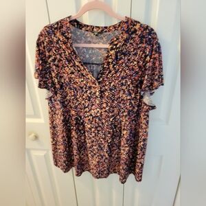 Cocomo short sleeve blouse EUC